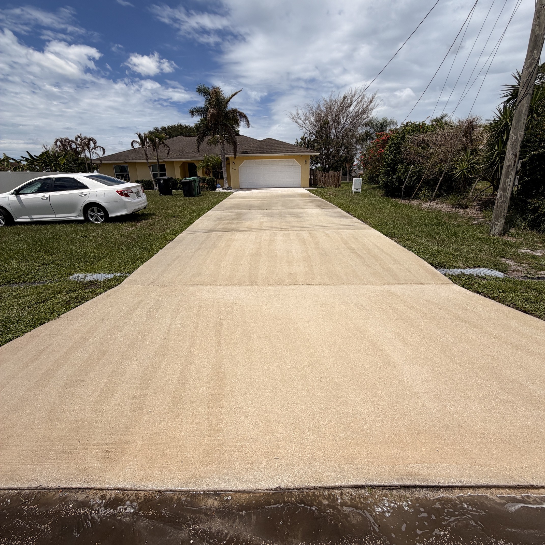 after pressure washing Treasure Coast FL